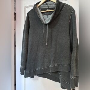 Calvin Klein Distressed Pullover, Cowl Neck m, Turtleneck